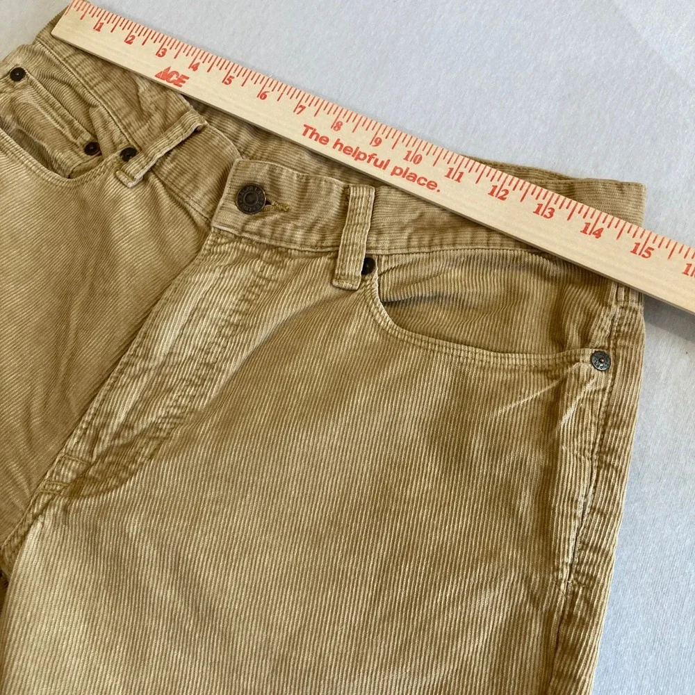 Polo Ralph Lauren Men 30x30 (Fit 29.5x29.5) Corduroy Pants Tan Straight Cotton